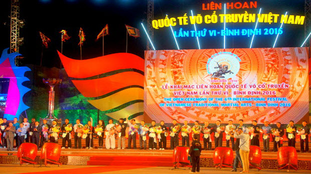 Khai mạc Liên hoan Quốc tế Võ cổ truyền Việt Nam lần thứ 6 tại Bình Định